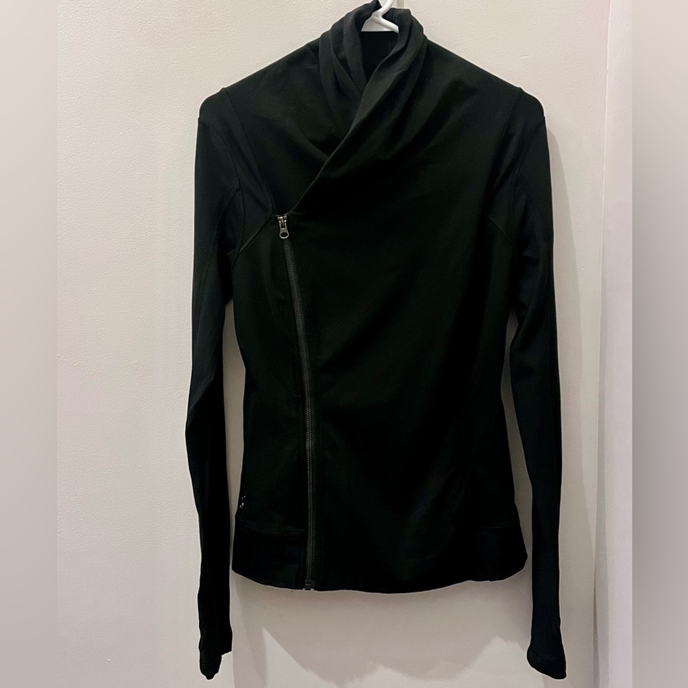 lululemon athletica Black Asymmetrical Jacket - Size 8